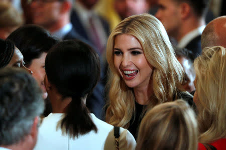 FILE PHOTO - Advisor to the President Ivanka Trump reacts after the Prison Reform Summit at the White House in Washington, U.S., May 18, 2018. REUTERS/Jonathan Ernst