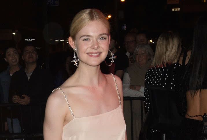 Elle Fanning Showed Up To The Met Gala After Party In A Short Unicorn Dress 