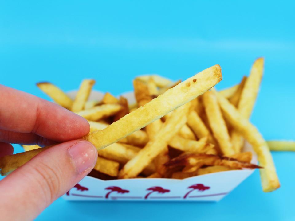 in n out kylie jenner meal extra crispy fries