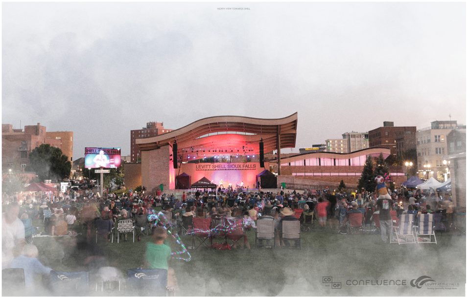 Rendering of the finished expansion at the Levitt at the Falls.