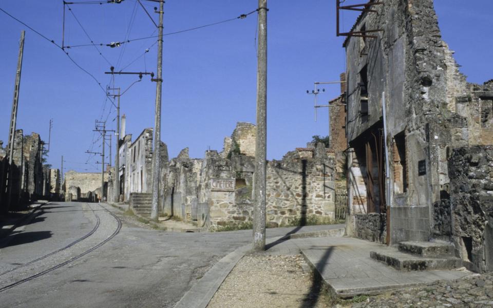 The village ruins today - Getty