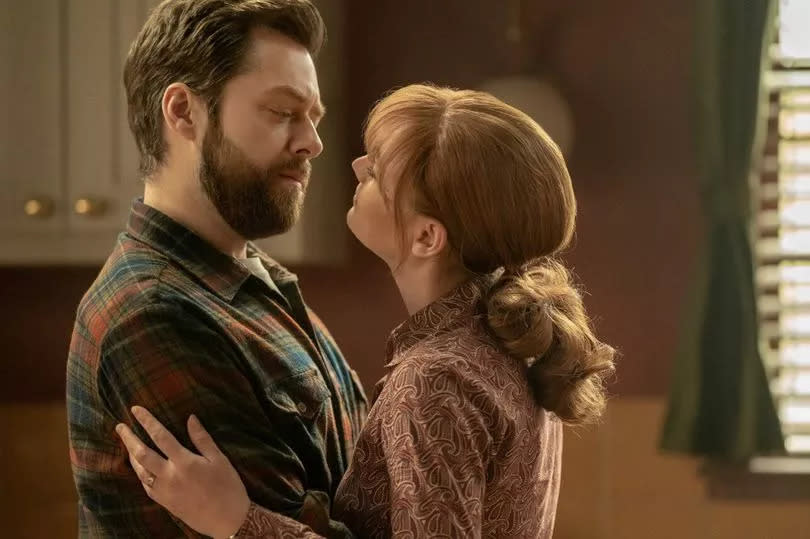 Richard Rankin and Sophie Skelton