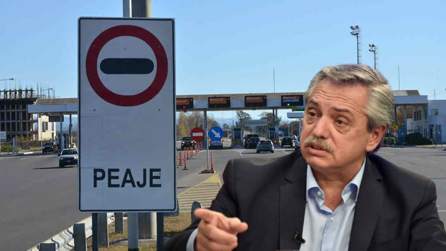 El presidente Alberto Fernández pretende reestatizar los pejaes bajo control de Ausol y GCO