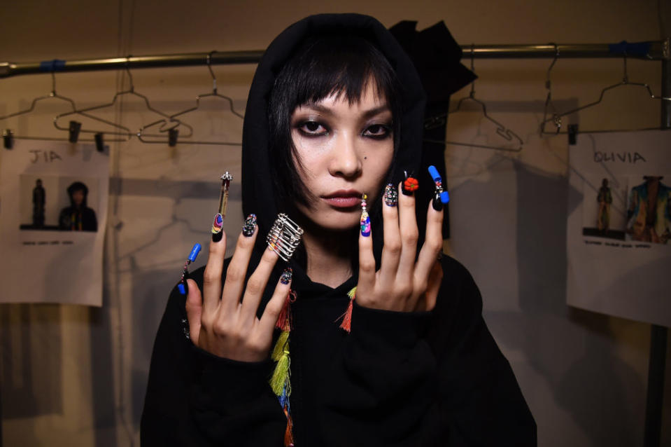 CND nails for Libertine