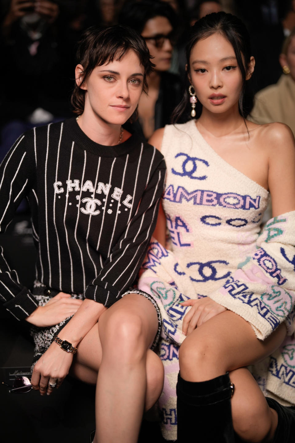 Kristen Stewart and Jennie Kim