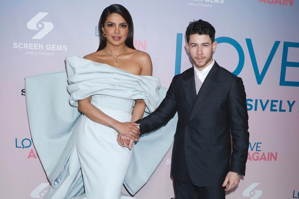 Gregory Pace/Shutterstock  Nick and Priyanka Chopra Jonas