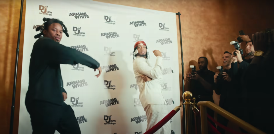 Armani White and Denzel Curry in "Goated" music video