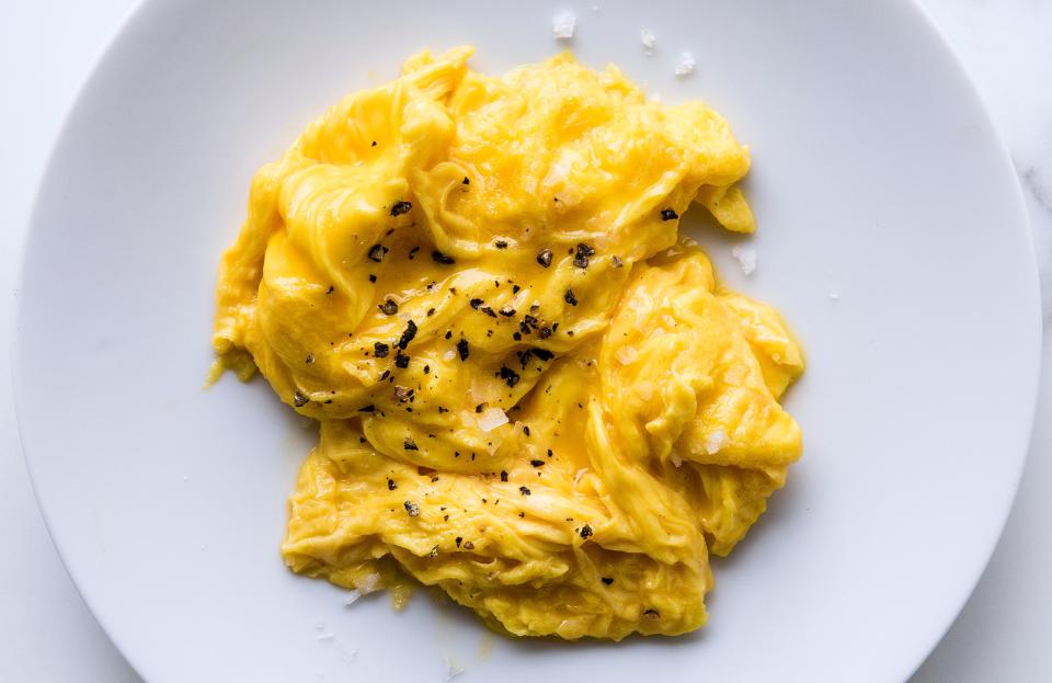 Clarified butter is fantastic in scrambled eggs.