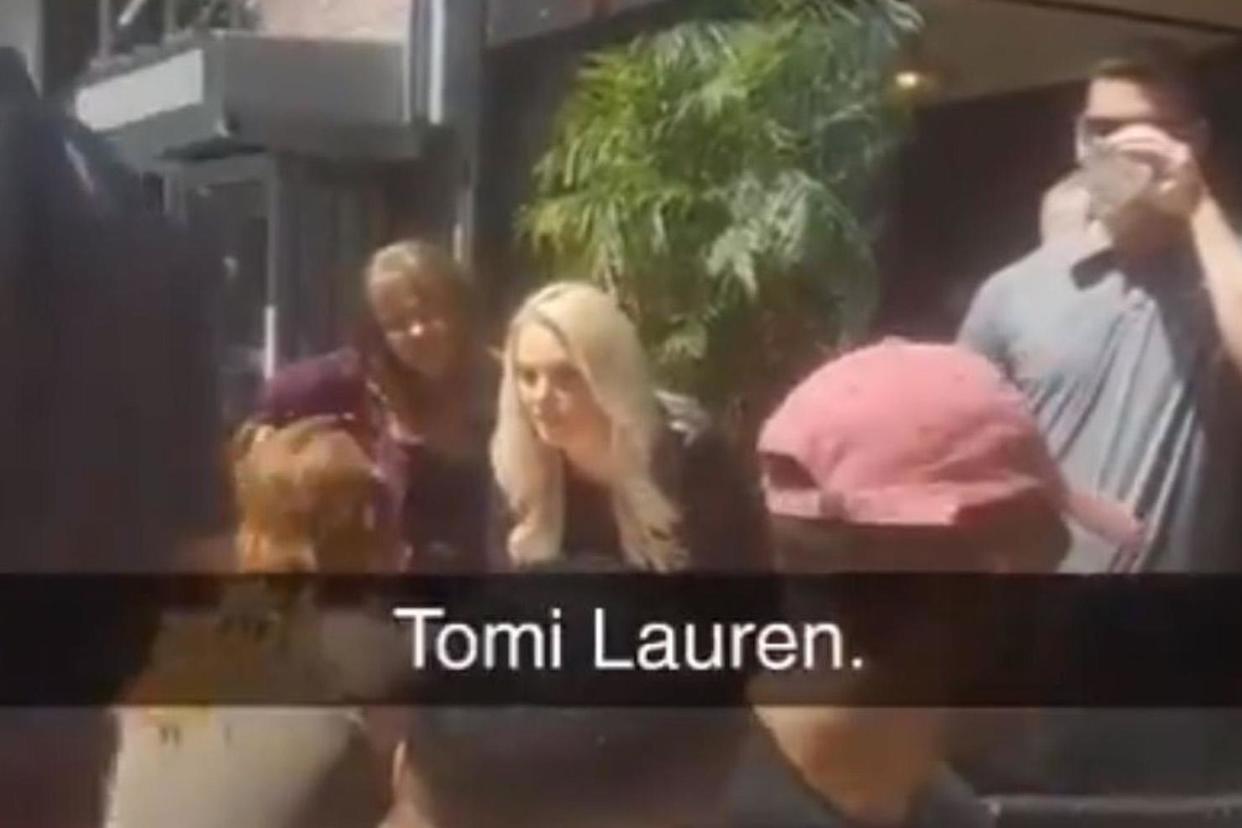Tomi Lahren was involved in a confrontation with a group of diners while out for brunch on Sunday: Twitter