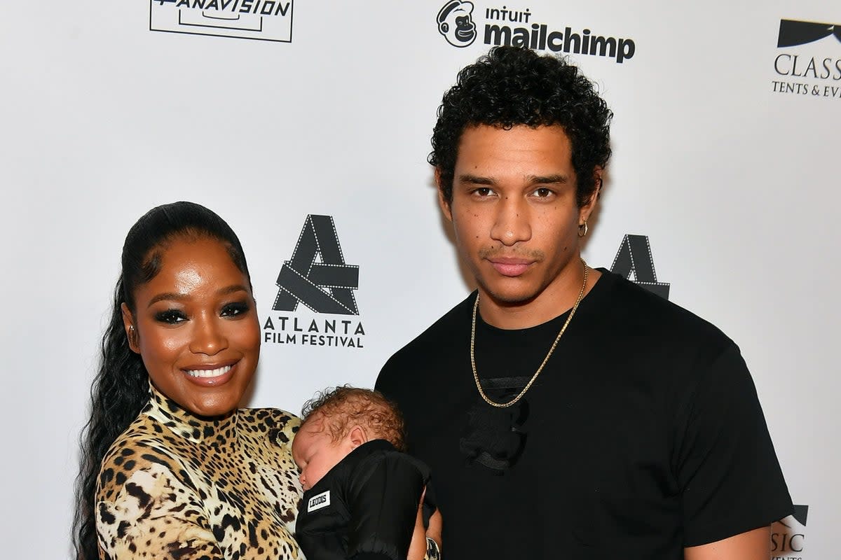 Keke Palmer and Darius Jackson and their son, Leo (Getty Images)