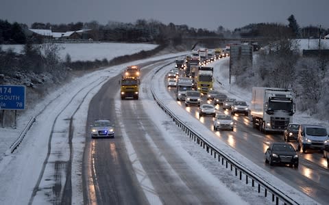 Gritters are being deployed across the country to tackle the snow  - Credit: South West News 