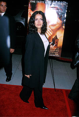 Salma Hayek at the Beverly Hills premiere of Miramax Films' Chocolat