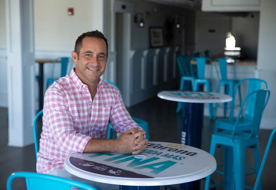 The Boatyard restaurant has opened in Point Pleasant Beach. Owner Bob Fahey is shown in the upstairs bar area.