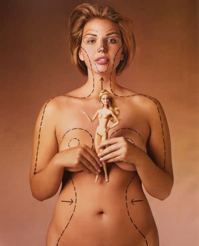 The plastic surgery a model needs to look like Barbie