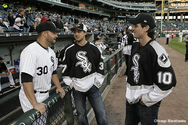 Hockey and soccer jerseys are part of the White Sox early