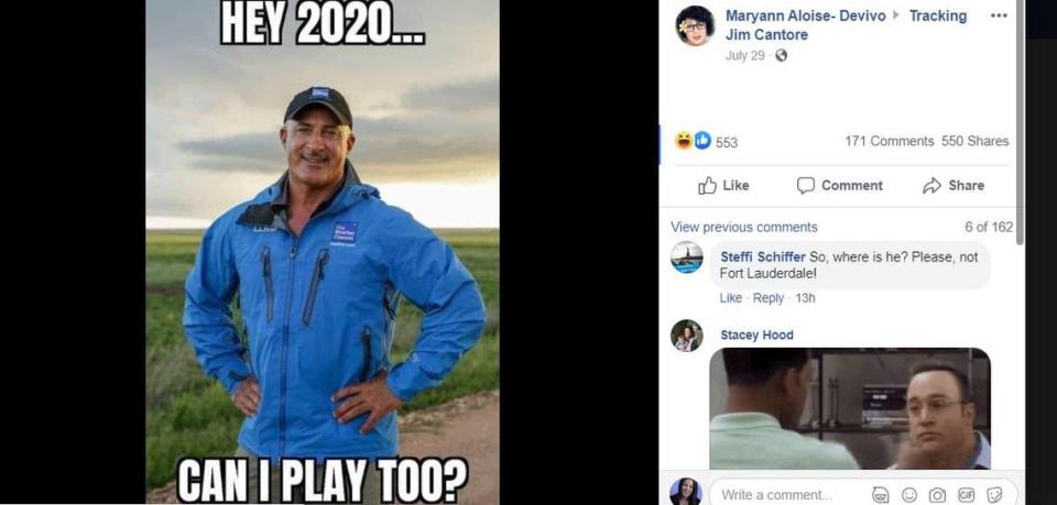 Jim Cantore meme/Facebook