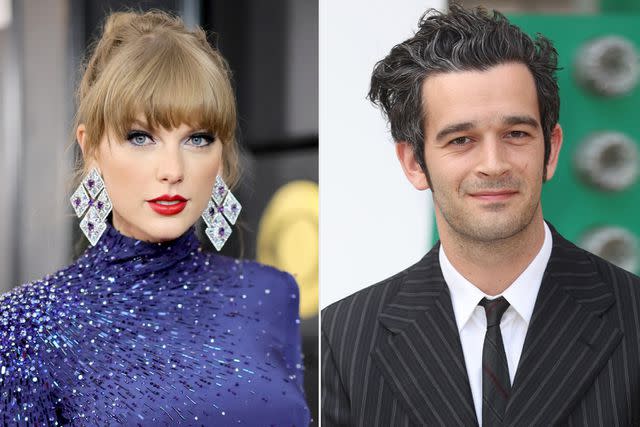 Neilson Barnard/Getty; Mike Marsland/WireImage Taylor Swift and Matty Healy