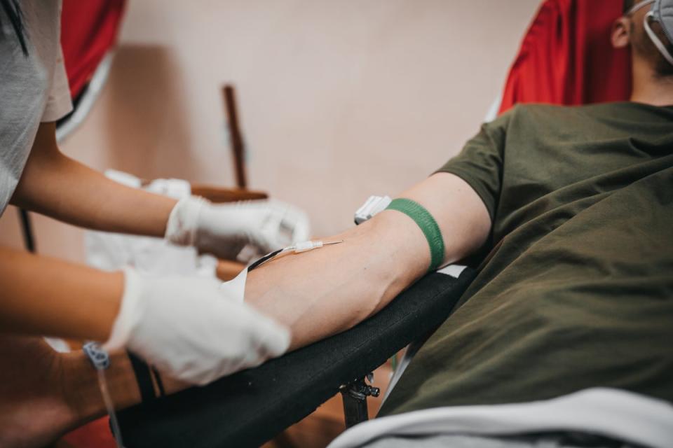 Around 400 new blood donors are needed each day in the UK (Getty Images/iStockphoto)