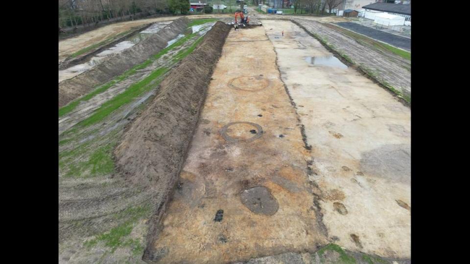 The project is ongoing as archaeologists continue searching the area for artifacts.