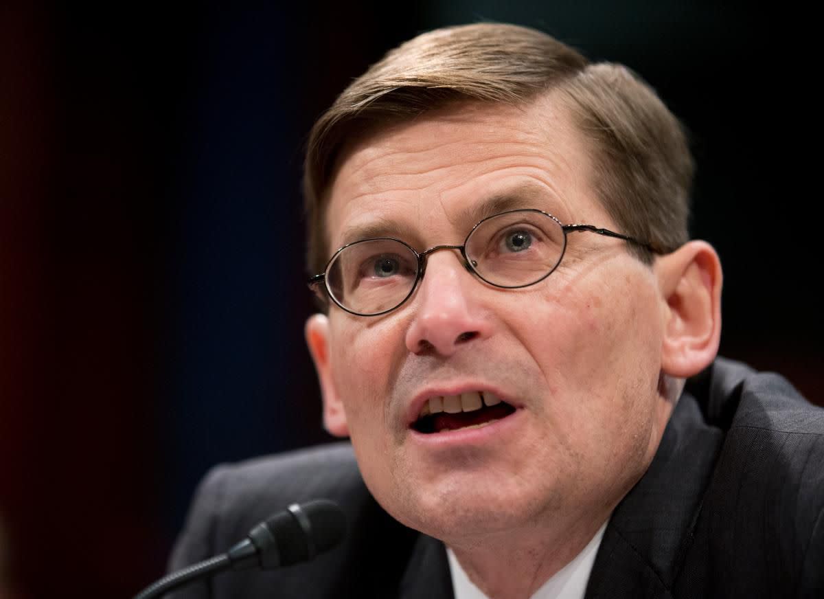 FILE - In this April 2, 2014, file photo, former CIA Deputy Director Michael Morell testifies on Capitol Hill in Washington. 