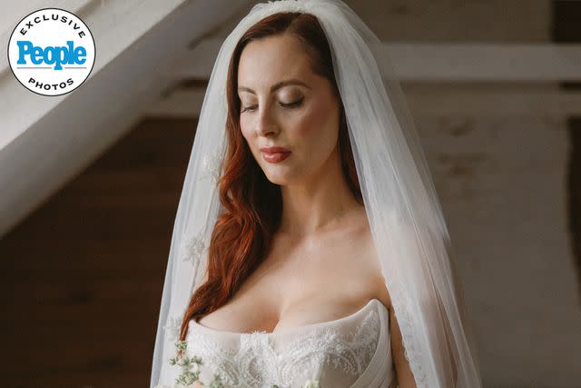 <p>Taralynn Lawton</p> Eva Amurri in her wedding dress