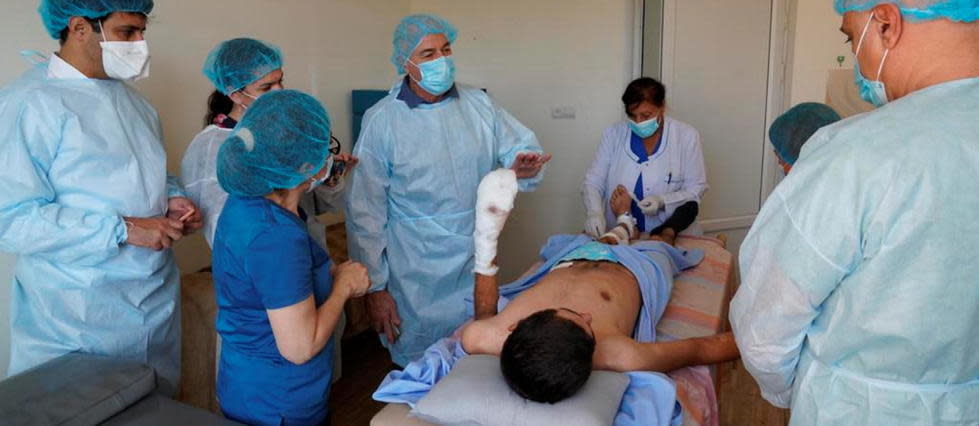 Un patient soigné à Erevan (Arménie).
