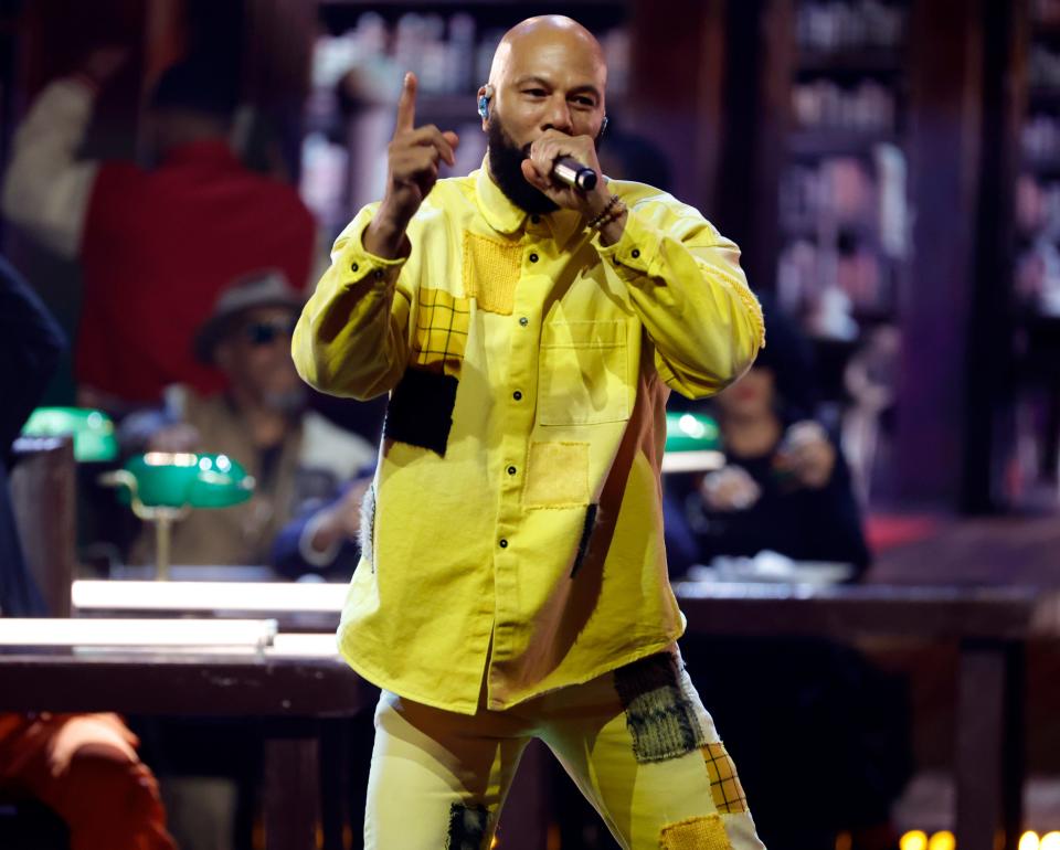 Common performs onstage during A Grammy Salute to 50 Years of Hip-Hop at YouTube Theater on Nov. 8, 2023 in Inglewood, California.