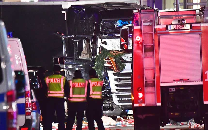 In December 2016 26-year-old Tunisian man Amis Amri drove a truck into a Christmas market - Credit: AFP/JOHN MACDOUGALL