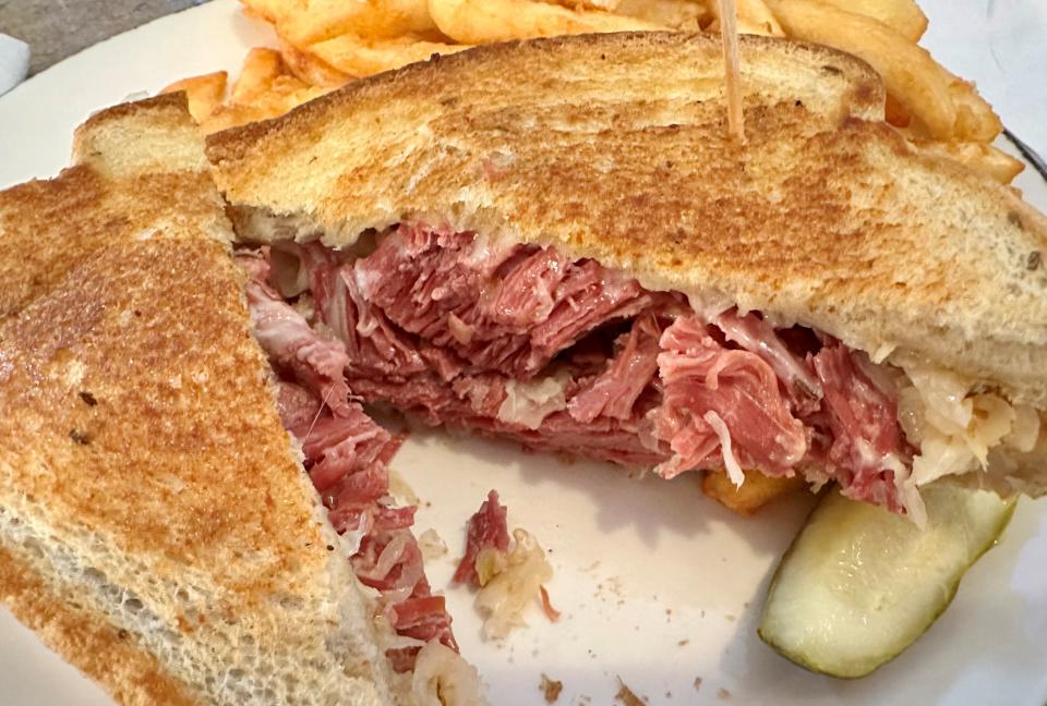 Although we can't guarantee that this "Luck of the Irish" reuben at Top of the Viaduct in Massillon will bring you luck, it will satisfy your hunger.