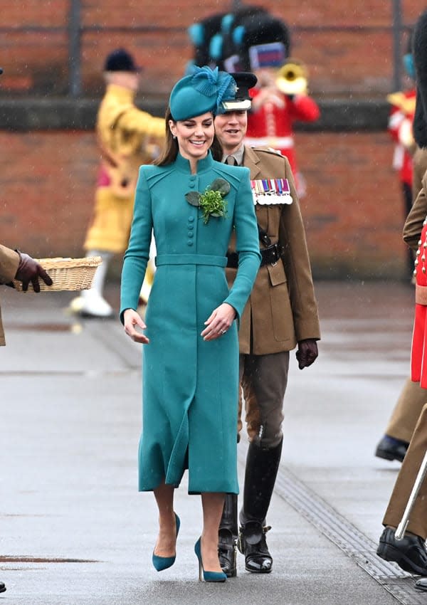 Kate Middleton asiste a su primer San Patricio como princesa de Gales