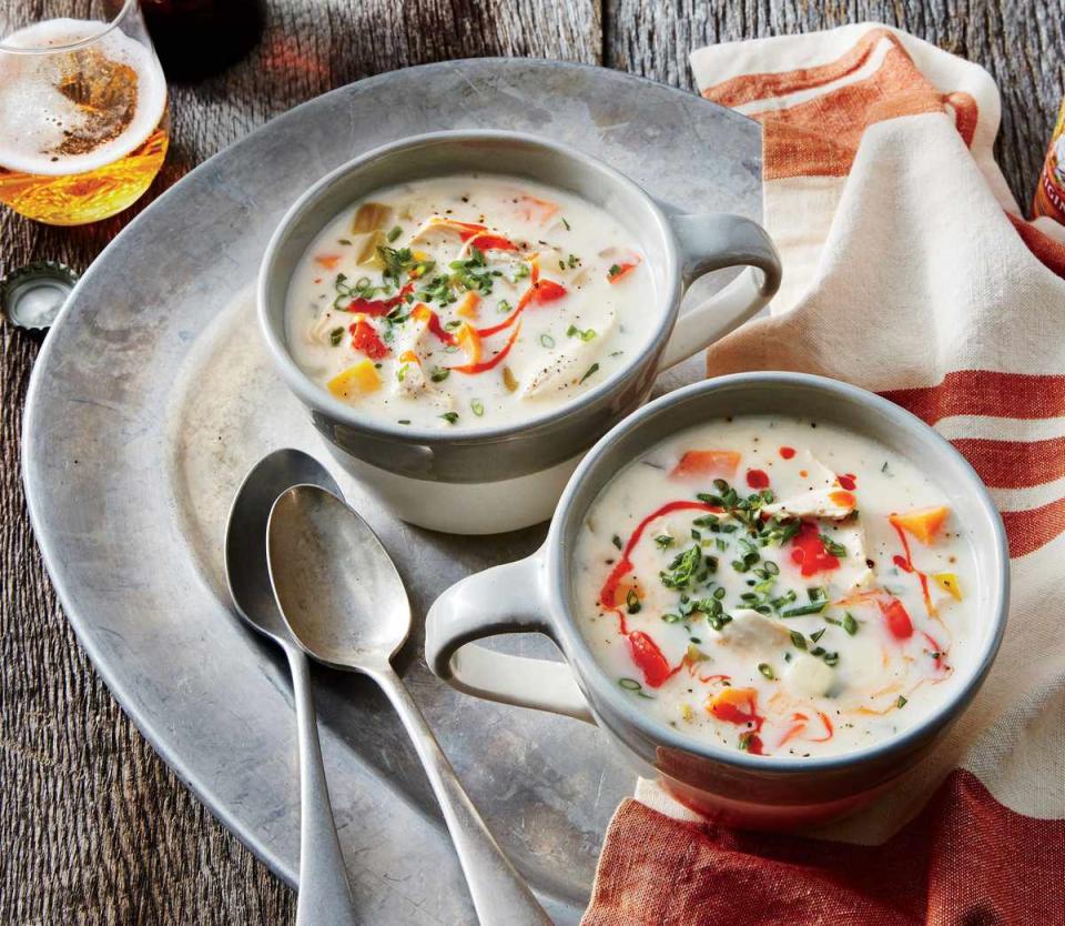 Chicken, Sweet Potato, and Corn Slow-Cooker Chowder