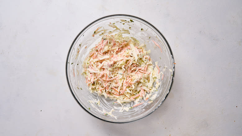 coleslaw in bowl