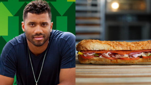 russell wilson: Subway's 'Dangerwich' commercial: Russell Wilson