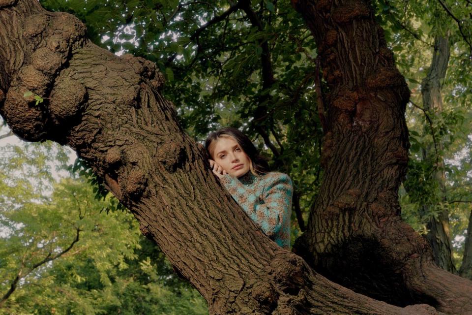 Woman in a park