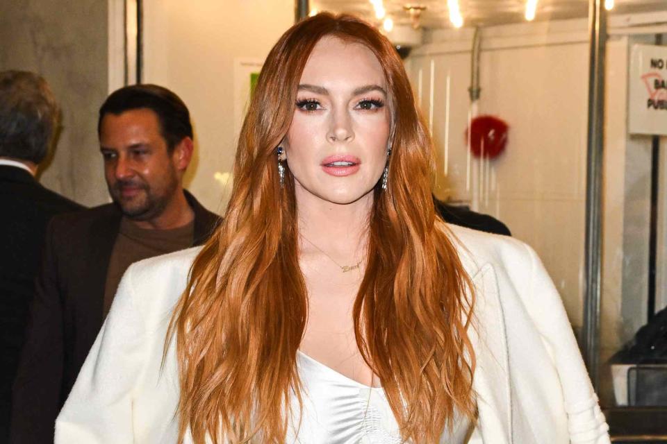 <p>James Devaney/GC Images</p> Lindsay Lohan