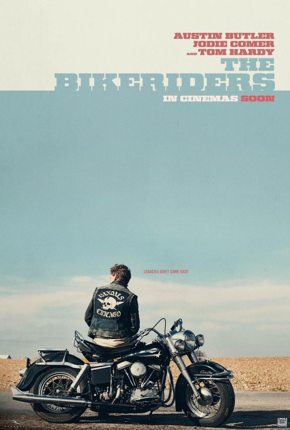 Poster art for ‘The Bikeriders’