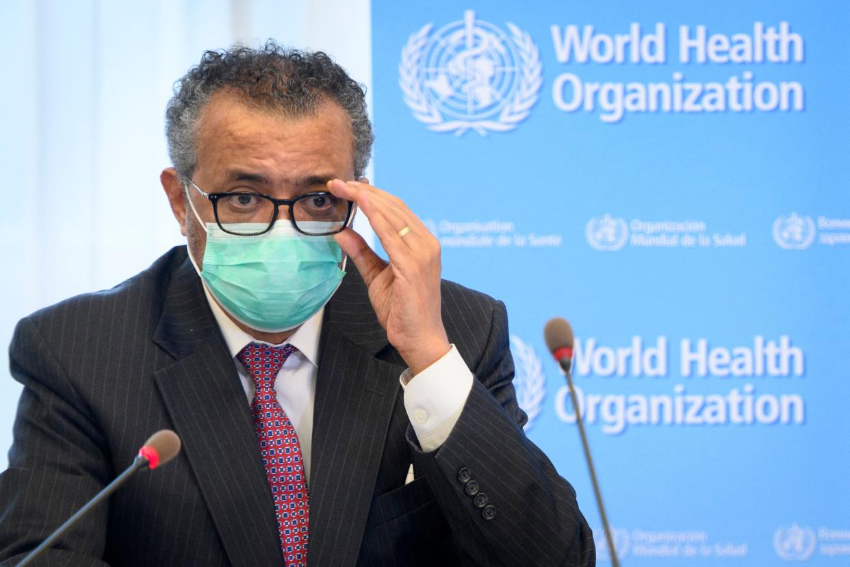 The Director General of the World Health Organization Tedros Adhanom Ghebreyesus said the world needed a pandemic treaty. (Getty)