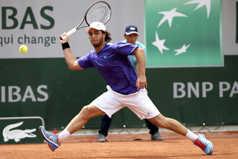 Marco en un partido de 2016 en Roland Garros