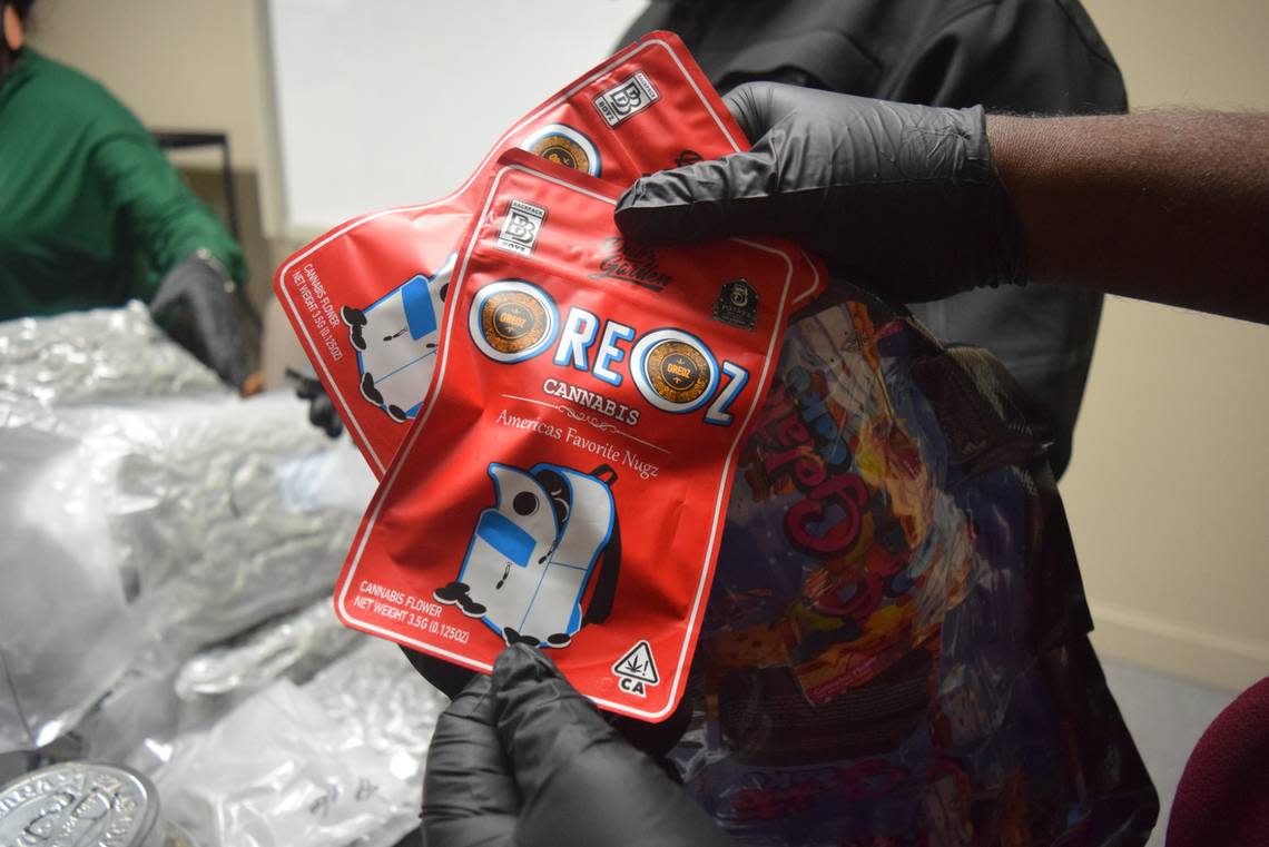 Marijuana edibles like the ones seized from Braxton’s residence are legally available for adults to purchase in many states, including Virginia, California, Colorado and Michigan. Credit: Orangeburg County Sheriff’s Department