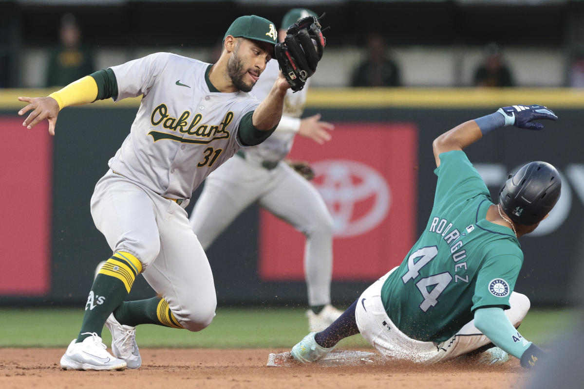 Bleday homers, Estes earns first win as A's beat Mariners 8-1