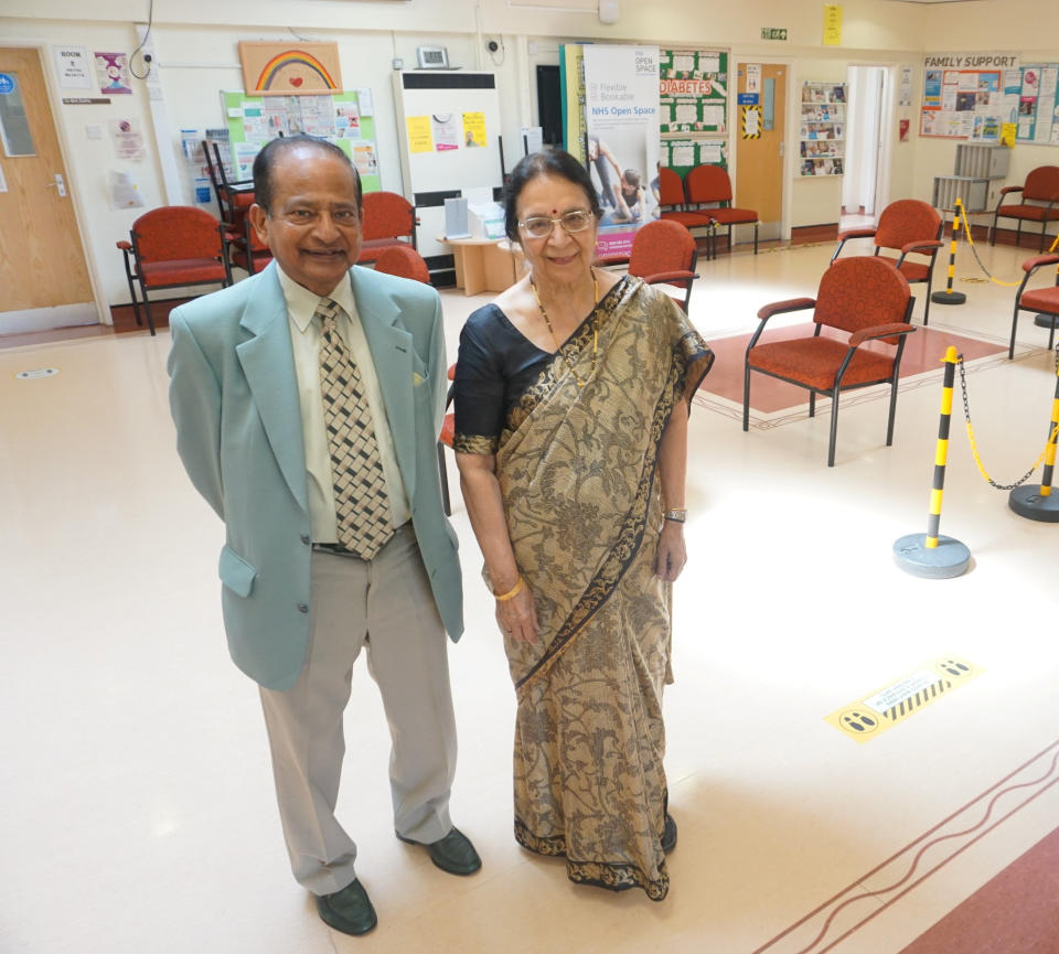 Mridul and Saroj Datta have worked at their Blackburn surgery, Stepping Stones Practice, since 1971. (NHS East Lancashire CCG / SWNS)