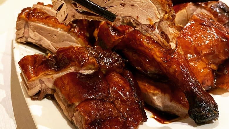 glazed roast duck