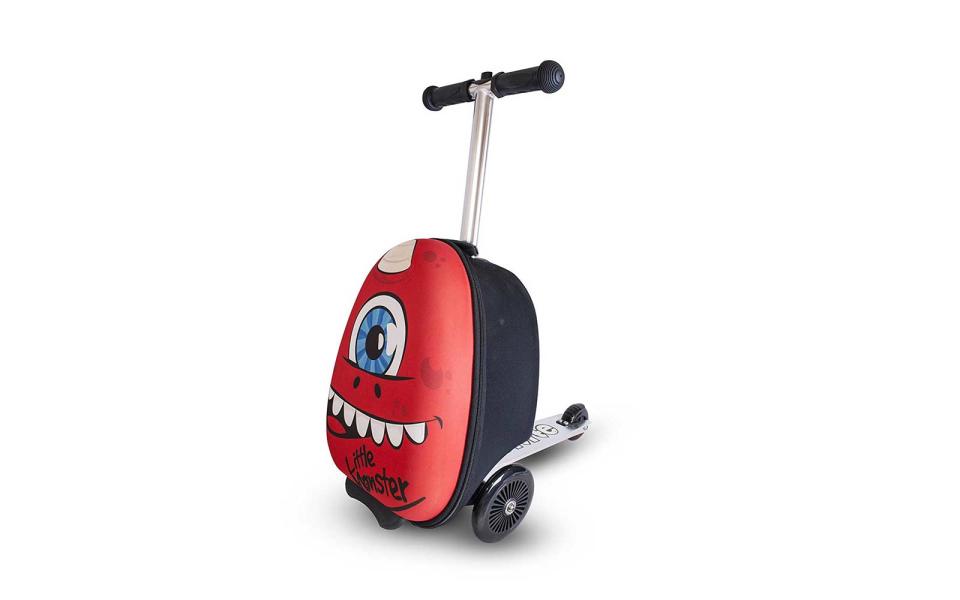 Zinc Flyte 15-inch Kids’ Luggage Scooter in Sid the Cyclops Red