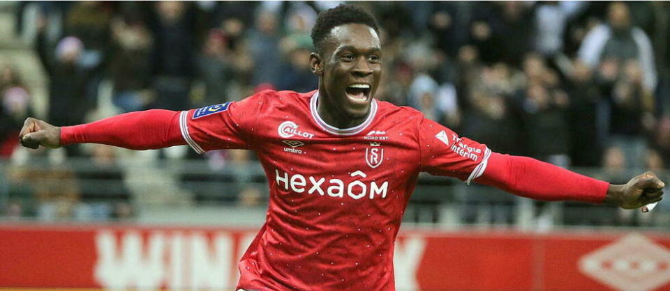 Avec 14 buts en 20 matchs de L1, Folarin Balogun réalise une saison remarquable pour un novice dans l'élite.  - Credit:FRANCOIS NASCIMBENI / AFP