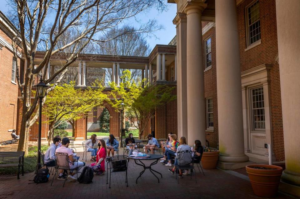 Davidson College is located about 20 miles outside of Charlotte, NC.