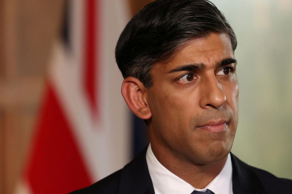 Rishi Sunak was chancellor when the report was issued in 2019 (PA Wire)