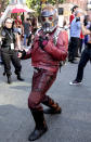 <p>Cosplayer dressed as Star-Lord at Comic-Con International on July 20, 2018, in San Diego. (Photo: Quinn P. Smith/Getty Images) </p>