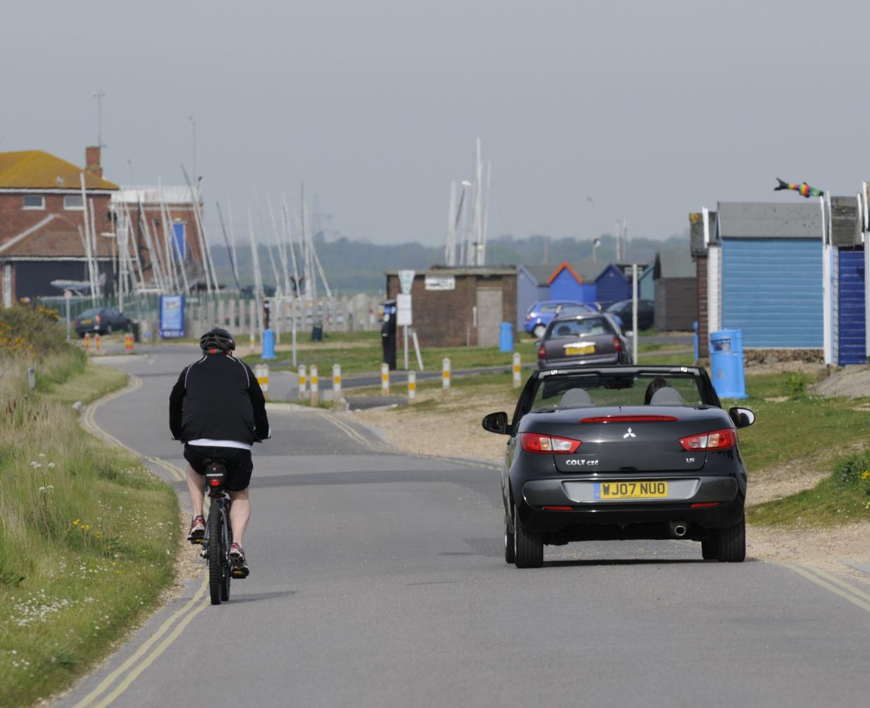 Ministers are considering a new law to set a distance motorists have to be to overtake cyclists (Rex)