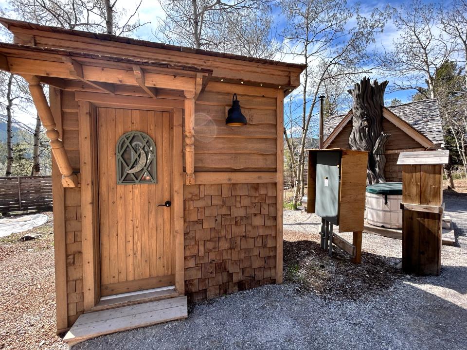 midsummer outhouse exterior