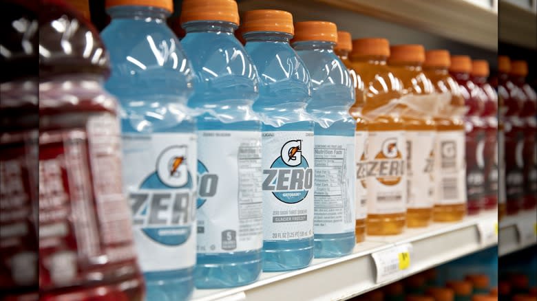 Gatorade Zeros on store shelf 